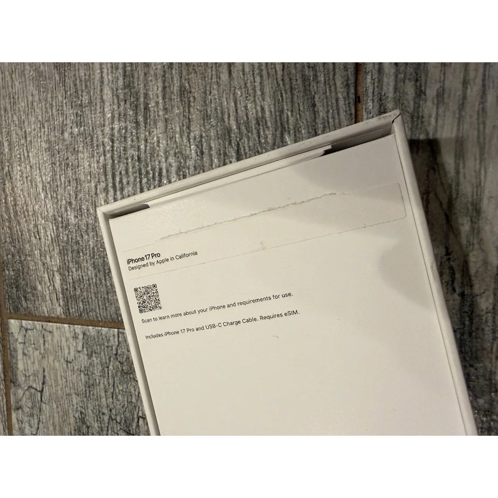 Apple iPhone 17 PRO EMPTY BOX Navy Blue Original 1TB MGT4LL/A OEM Gift Idea Gag‎